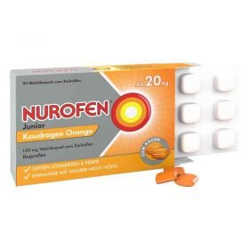 Nurofen Junior Kaudragee Orange 100 mg (24 stk) – PZN 13475265 из Германии