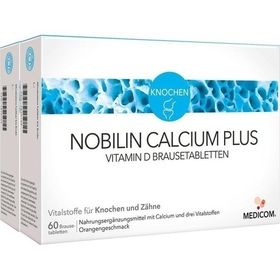 Nobilin Calcium Plus Vitamin D Brausetabletten, 2X60 ST – PZN 1870140 из Германии