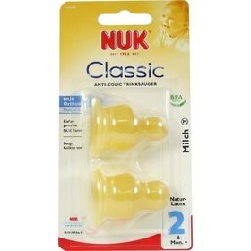 NUK Ventilsauger für Milch Gr.2 Latex, 2 ST – PZN 2137217 из Германии