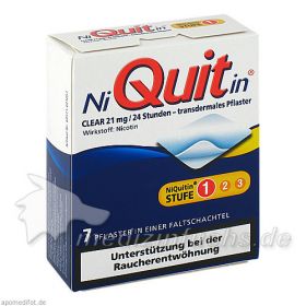 NiQuitin Clear 21mg, 7 ST  – PZN 2919670 из Германии