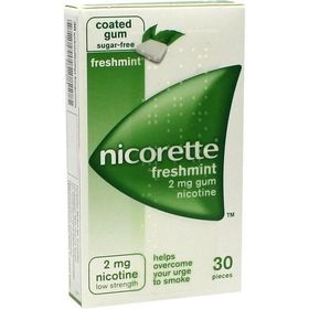 Nicorette 2mg Freshmint Kaugummi, 30 ST – PZN 3827303 из Германии