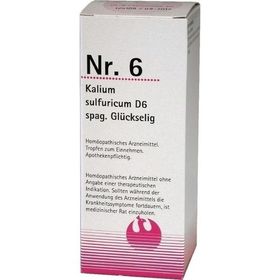 Nr. 6 Kalium sulfuricum D6 spag. Glückselig, 100 ML – PZN 454155 из Германии