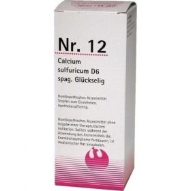 Nr. 12 Calcium sulfuricum D6 spag. Glückselig, 100 ML – PZN 459649 из Германии