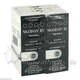 NIGERSAN D 5, 10X20 ST – PZN 4603913 из Германии