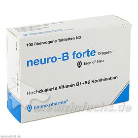 NEURO B forte biomo Neu Dragees, 100 ST – PZN 4814969 из Германии