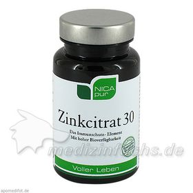 NICApur Zinkcitrat 30, 60 ST – PZN 5119510 из Германии