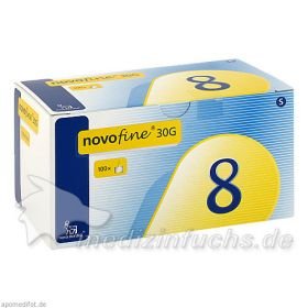 NOVOFINE 8 Kanülen 0.30x8mm, 100 ST – PZN 5560519 из Германии