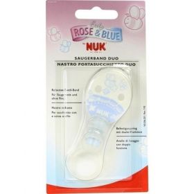 NUK Baby Blue Saugerband Duo, 1 ST – PZN 5988298 из Германии