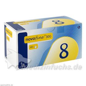 Novofine 8 Kanuelen 0.30x8mm, 100 ST – PZN 6108282 из Германии