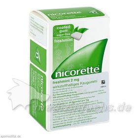Nicorette 2mg Freshmint, 105 ST – PZN 6680071 из Германии