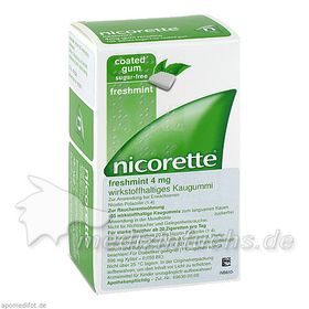 Nicorette 4mg Freshmint, 105 ST – PZN 6680119 из Германии