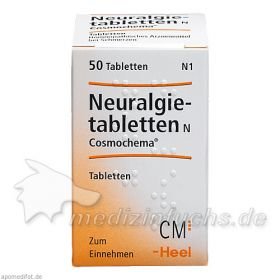 NEURALGIETABLETTEN N COSMOCHEMA, 50 ST – PZN 7156277 из Германии