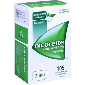 Nicorette 2mg Freshmint Kaugummi, 105 ST – PZN 7274812 из Германии