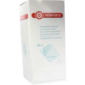 NOBATOP 8 5X5CM 5 STERILE KOMPRESSEN PRO SET, 25X5 ST – PZN 7385612 из Германии