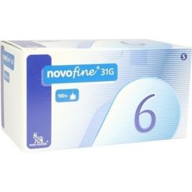 NOVOFINE 6 Kanülen 0.25x6mm, 100 ST – PZN 7408543 из Германии