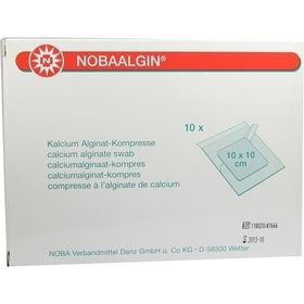 NOBAALGIN 10x10cm steril, 10 ST – PZN 752177 из Германии