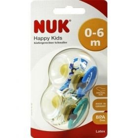 NUK Beruhigungssauger Happy Kids Gr.1, 2 ST  – PZN 7614685 из Германии