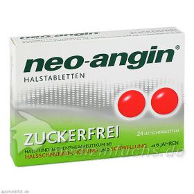 neo-angin Halstabletten zuckerfrei, 24 ST – PZN 826616 из Германии