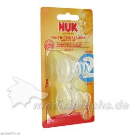NUK Ventilsauger für Tee Gr.2 Silikon, 2 ST – PZN 8444038 из Германии