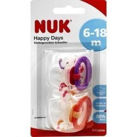 NUK Silikon Beruhigungssauger Happy Days Gr.2 Blis, 2 ST – PZN 8666371 из Германии