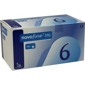 Novofine 6 Kanülen 0.25x6mm 31G, 100 ST – PZN 9541281 из Германии