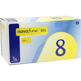 Novofine 8 Kanülen 0.30x8mm 30G, 100 ST – PZN 9541312 из Германии