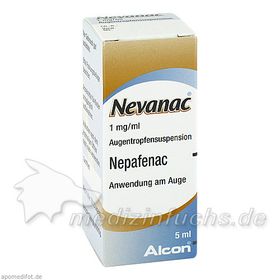 Nevanac 1 mg/ml Augentropfensuspension, 5 ML – PZN 9779321 из Германии