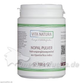 NOPAL FEIGENKAKTUS PULVER, 100 G – PZN 9893063 из Германии
