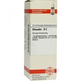 Oleander D 3 Dilution (20 ml) – PZN 2103945 из Германии