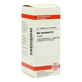 Nux Moschata D 3 Tabletten (80 stk)  – PZN 2124887 из Германии