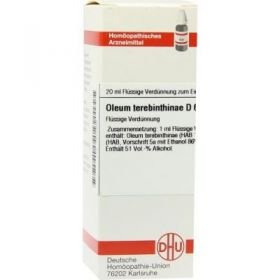Oleum Terebinthinae D 6 Dilution (20 ml) – PZN 2622898 из Германии