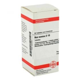 Nux Vomica D 10 Tabletten (80 stk) – PZN 2634393 из Германии