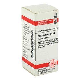 Nux Vomica D 10 Globuli (10 g) – PZN 2638586 из Германии