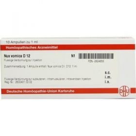 Nux Vomica D 12 Ampullen (10X1 ml) – PZN 2824656 из Германии