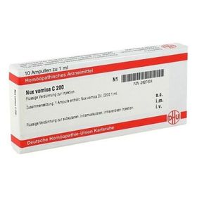 Nux Vomica C 200 Ampullen (10X1 ml) – PZN 2827904 из Германии