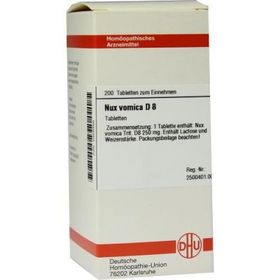 Nux Vomica D 8 Tabletten (200 stk) – PZN 2928396 из Германии