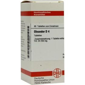 Oleander D 4 Tabletten (80 stk) – PZN 2928628 из Германии