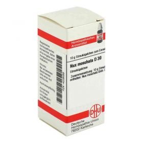 Nux Moschata D 30 Globuli (10 g)  – PZN 4229389 из Германии