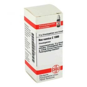 Nux Vomica C 1000 Globuli (10 g) – PZN 4229610 из Германии