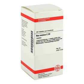 Nux Vomica C 30 Tabletten (200 stk) – PZN 4229780 из Германии