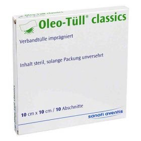 Oleo Tüll Classics 10x10 cm (10 stk) – PZN 7051348 из Германии