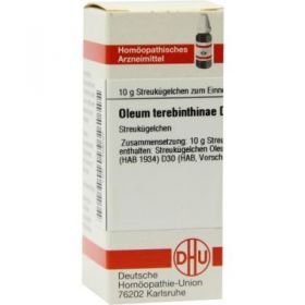 Oleum Terebinthinae D 30 Globuli (10 g) – PZN 7458707 из Германии