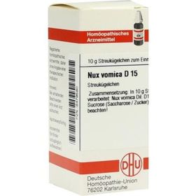 Nux Vomica D 15 Globuli (10 g) – PZN 8479580 из Германии