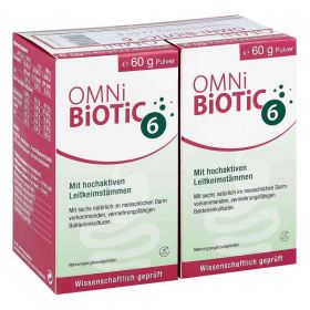 Omni Biotic 6 Pulver Doppelpackung (2X60 g) – PZN 10064834 из Германии