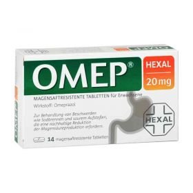 OMEP HEXAL 20mg (14 stk) – PZN 10070208 из Германии