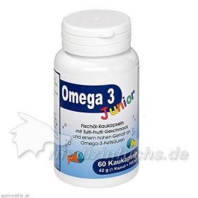 Omega 3 Junior Berco, 60 ST – PZN 10329072 из Германии