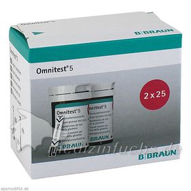 Omnitest 5 Blutzuckerteststreifen, 2X25 ST – PZN 10549885 из Германии