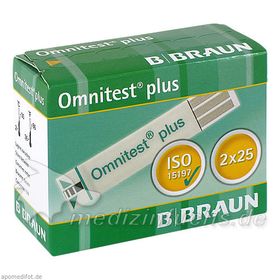 Omnitest plus Teststreifen, 2X25 ST – PZN 1057781 из Германии