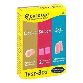 Ohropax Test-box 3 Sorten Ohrstöpsel (3X2 stk) – PZN 10713267 из Германии