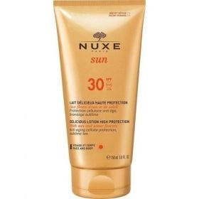 NUXE Sun Lotion Delicieux Visage & Corps LSF 30, 150 ML  – PZN 10983038 из Германии